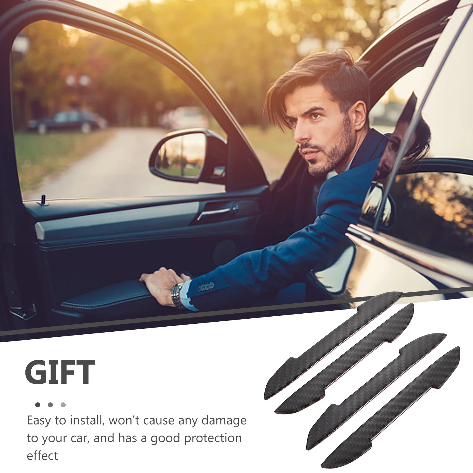 Наклейки на пороги автомобиля