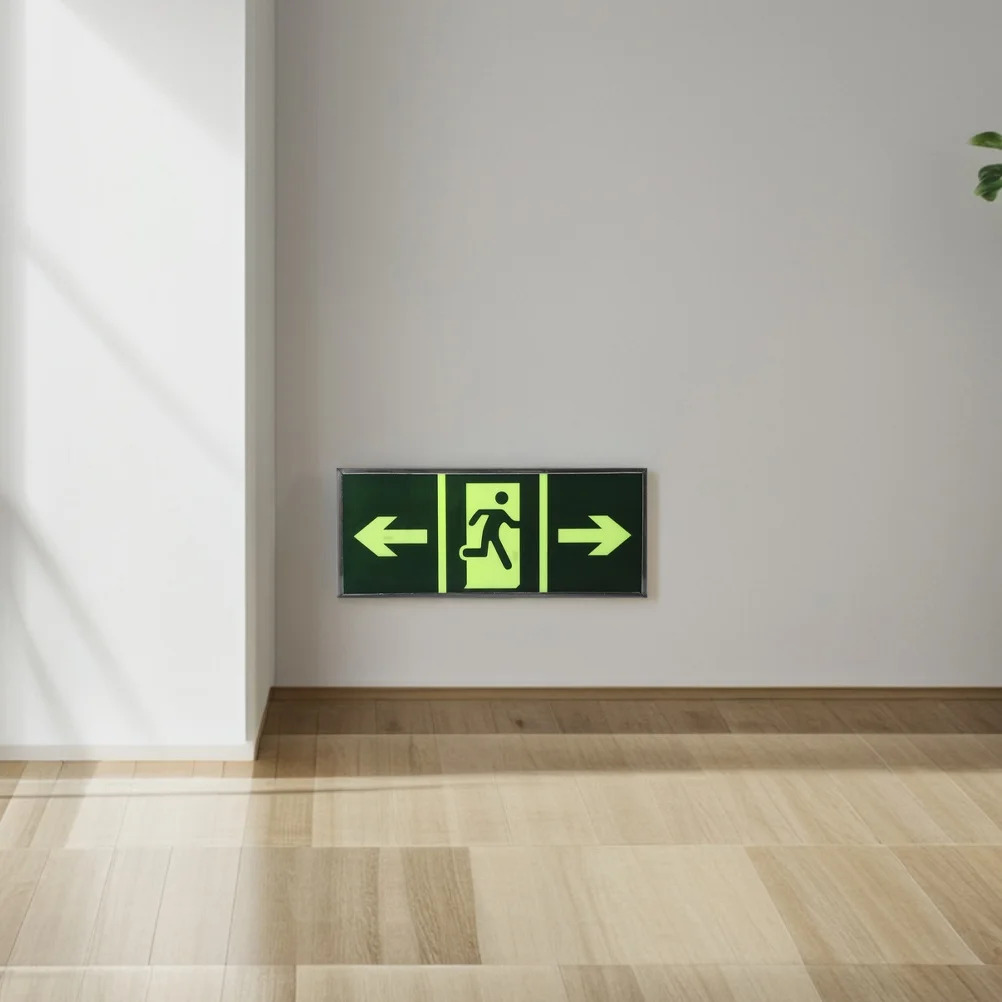 Самосветящийся знак выхода безопасности - Фотография_5