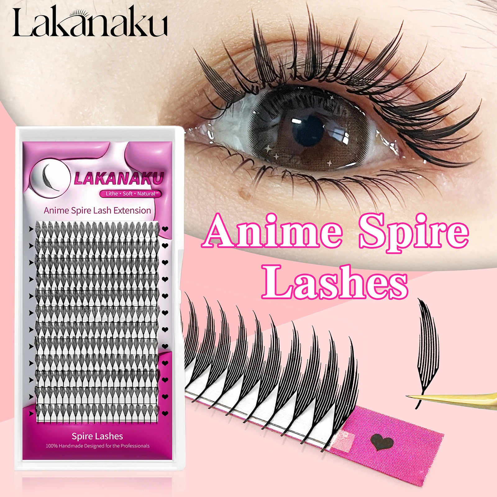 Lakanaku spire lashes перья индивидуальные - Фотография_2