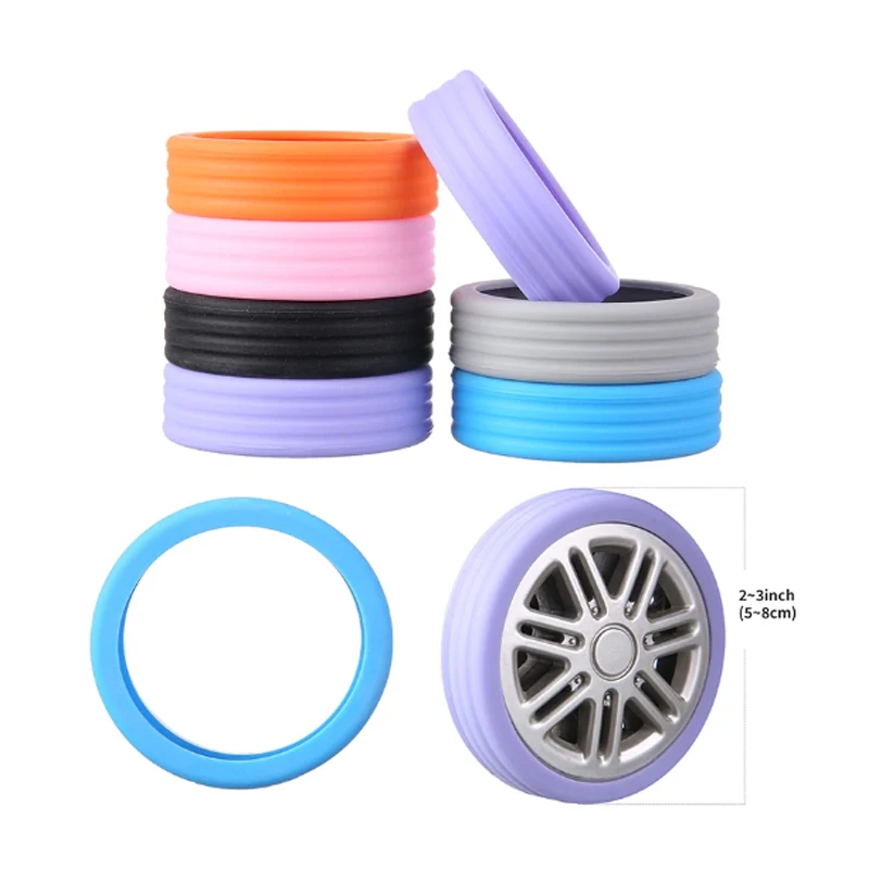 Колесо для переноски чемодана с резиновым рукавом - Фотография_2