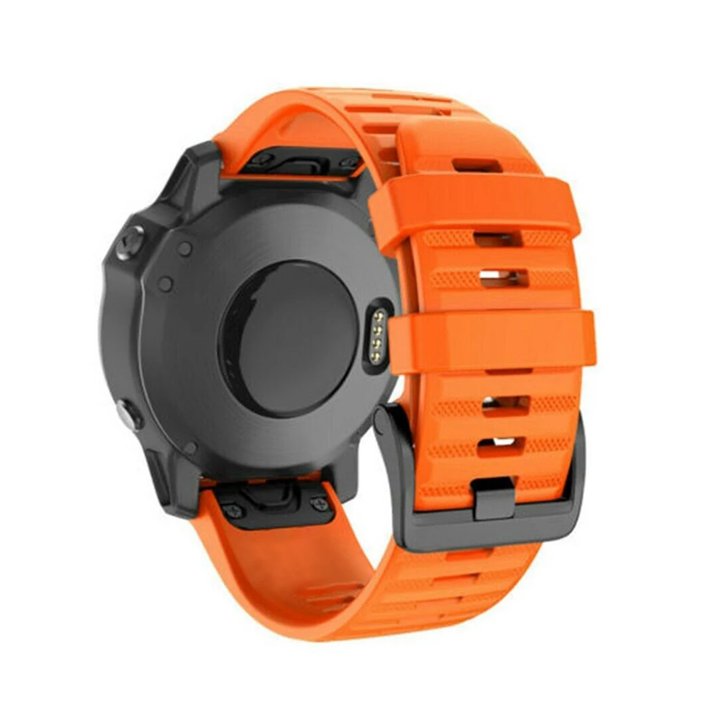 Ремешок силиконовый для garmin fenix 6 6x pro 5 5s 5x plus 3hr fenix7 7x - Фотография_3