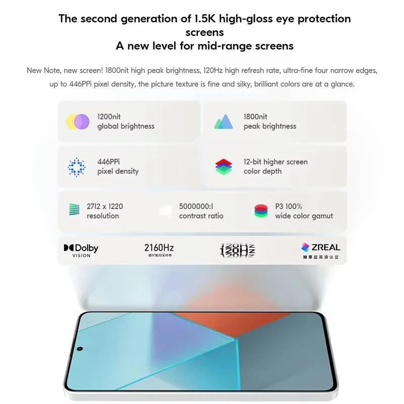 Смартфон global rom xiaomi redmi note 13 pro 5g snapdragon 7s gen 2 - Фотография_4