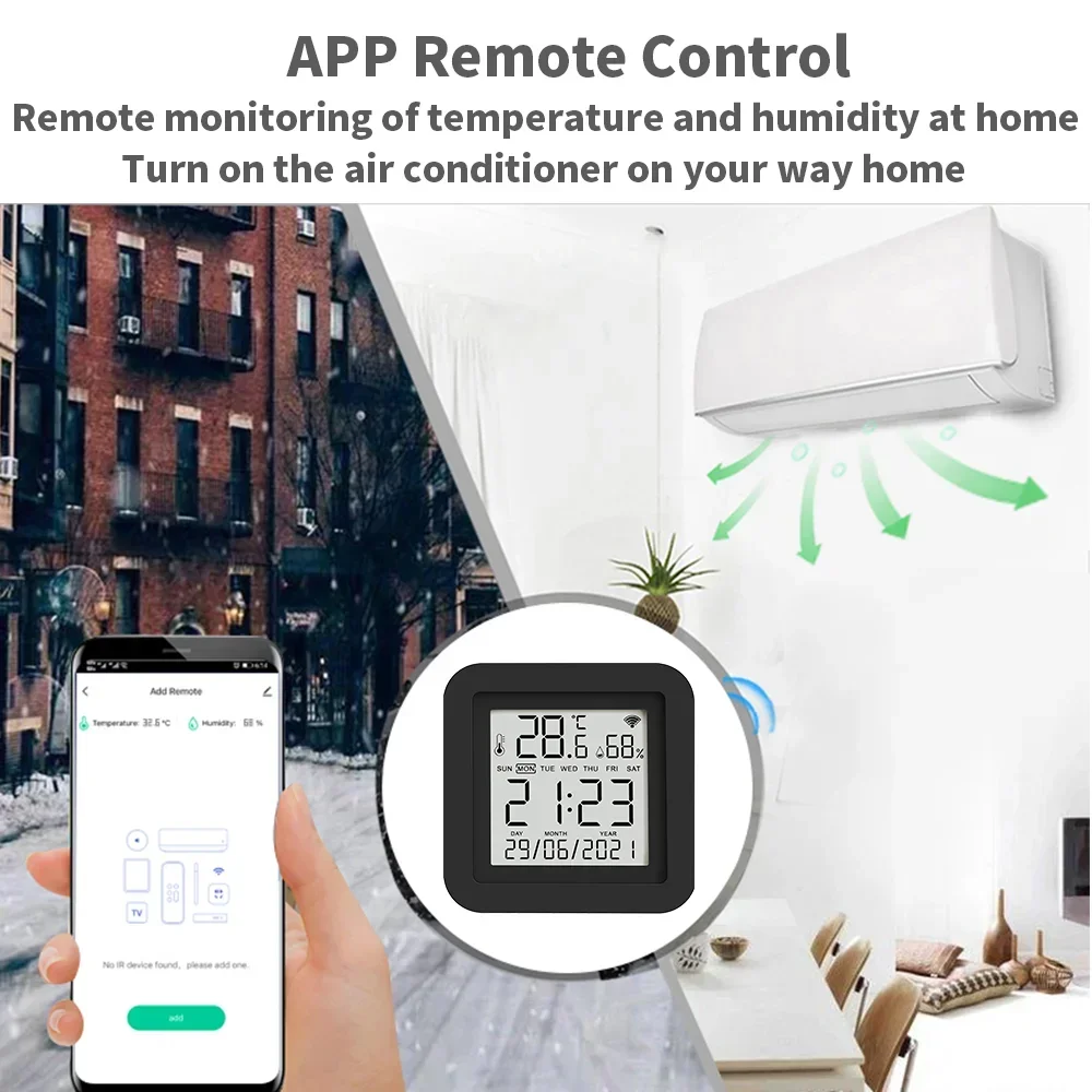 Smart tuya wi-fi ик-пульт дистанционного управления для кондиционера - Фотография_2