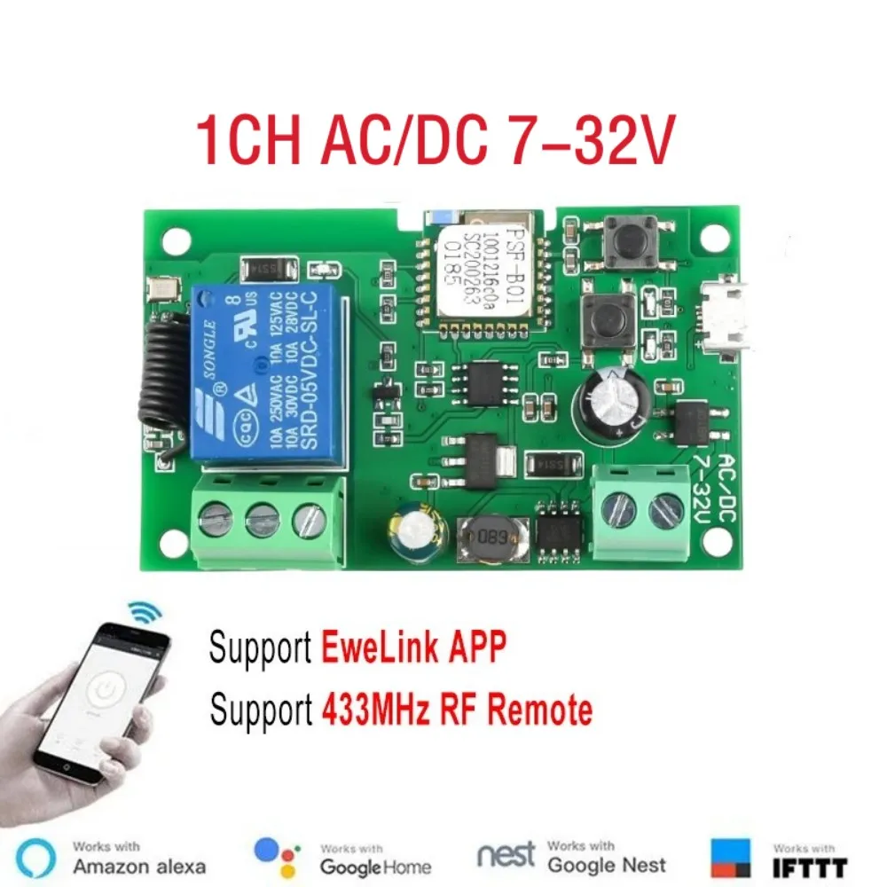 Usb 5v dc7-32v ewelink умный wi-fi