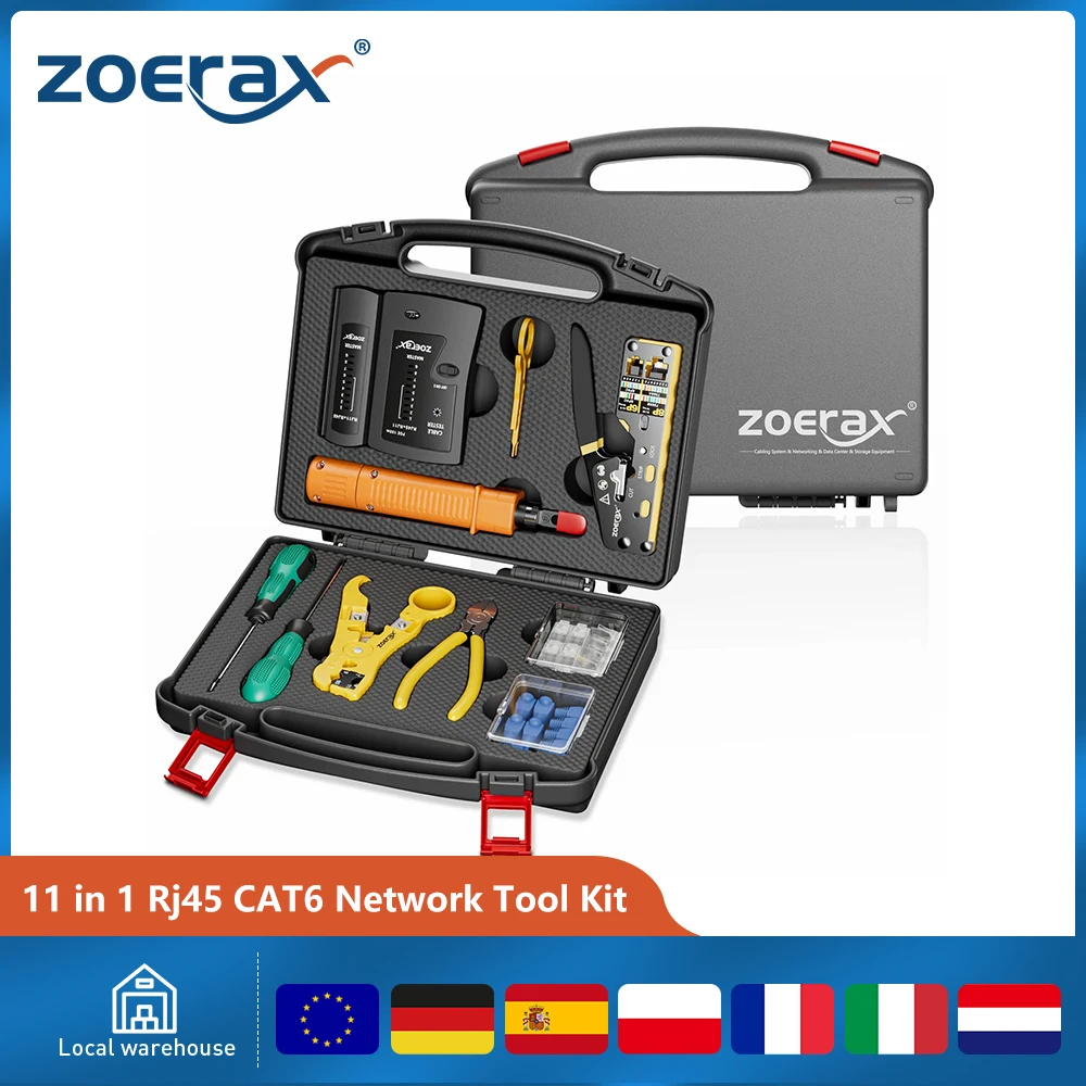 Zoerax rj45 cat6 набор инструментов