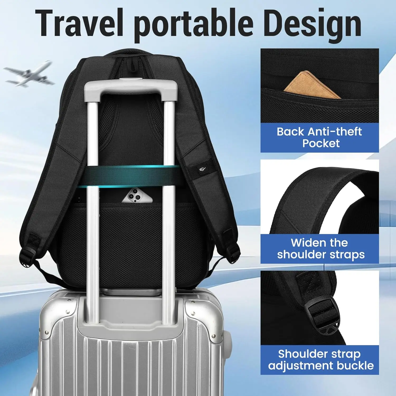 Деловой рюкзак для ноутбука - Фотография_6