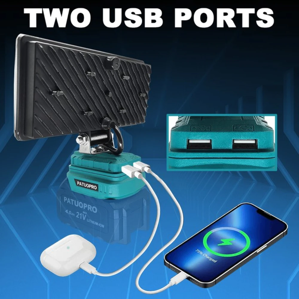 Patuopro 84 светодиодный беспроводной рабочий фонарь для работы на месте - Фотография_4