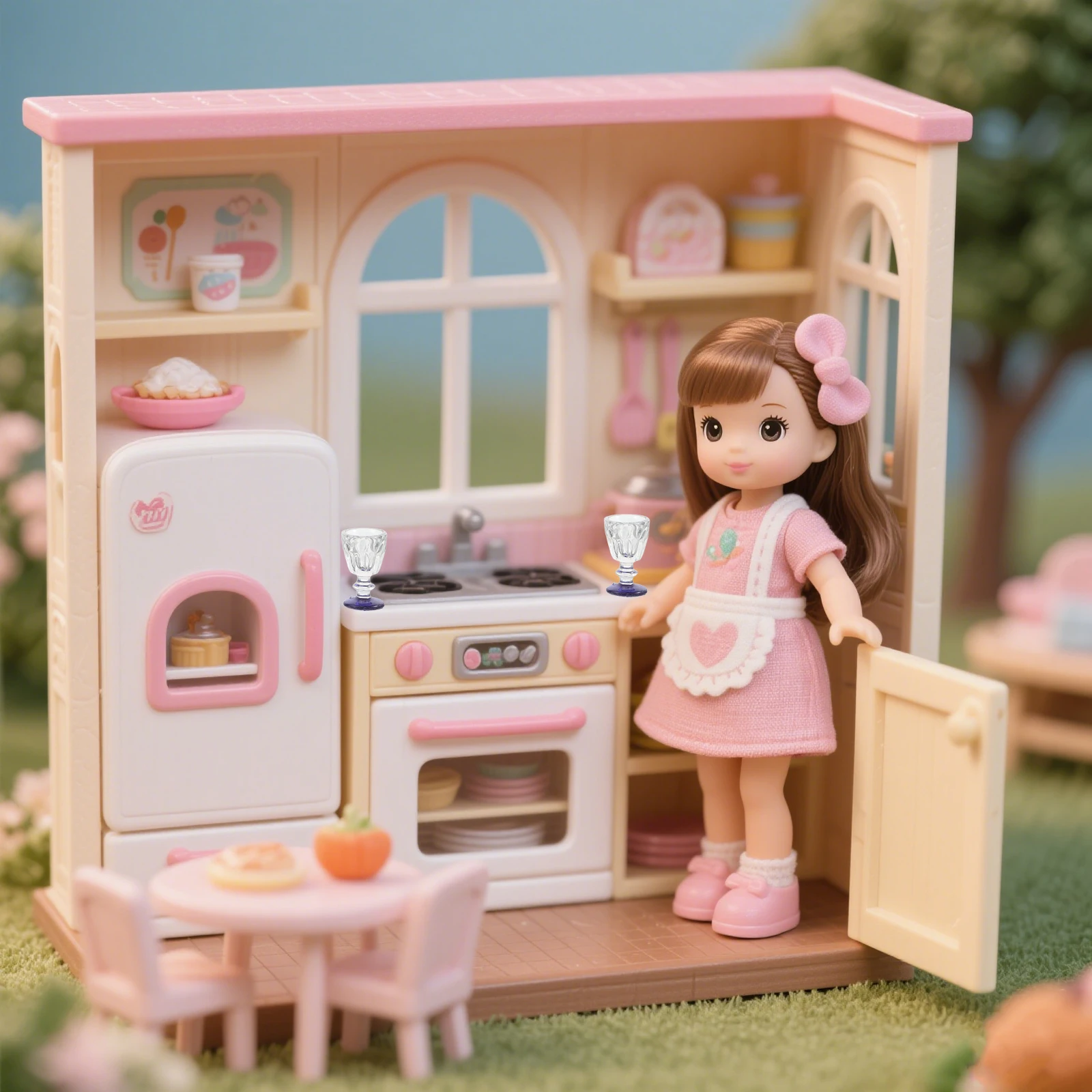 Мини-чашки для вина для кукольного домика - Фотография_2