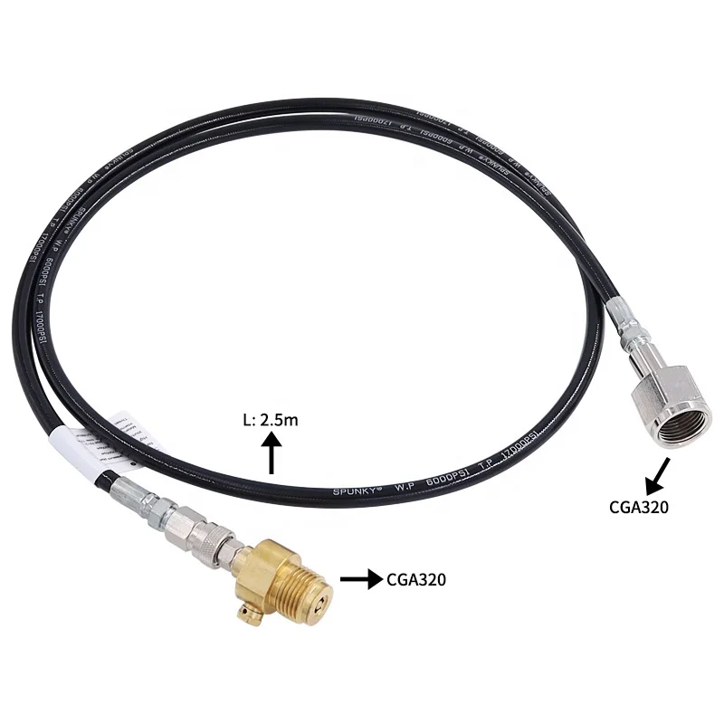 Черный шланг для газировки высокого давления - Фотография_4