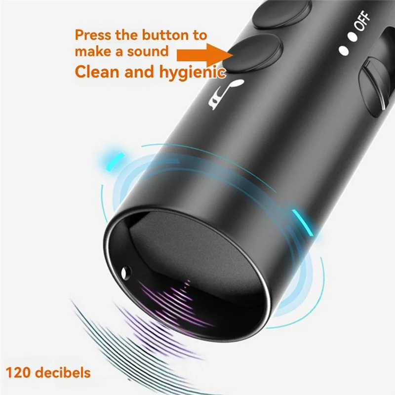 M05k usb перезаряжаемый электронный свисток с фонариком - Фотография_6