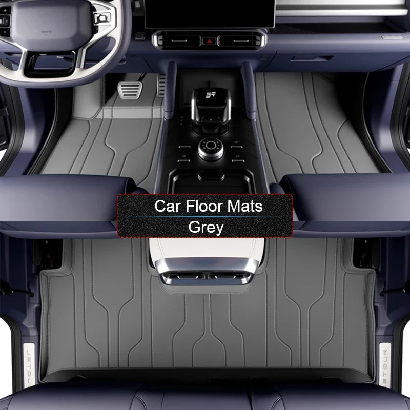 Нескользящий автомобильный коврик из кожи наппа на заказ - Фотография_6