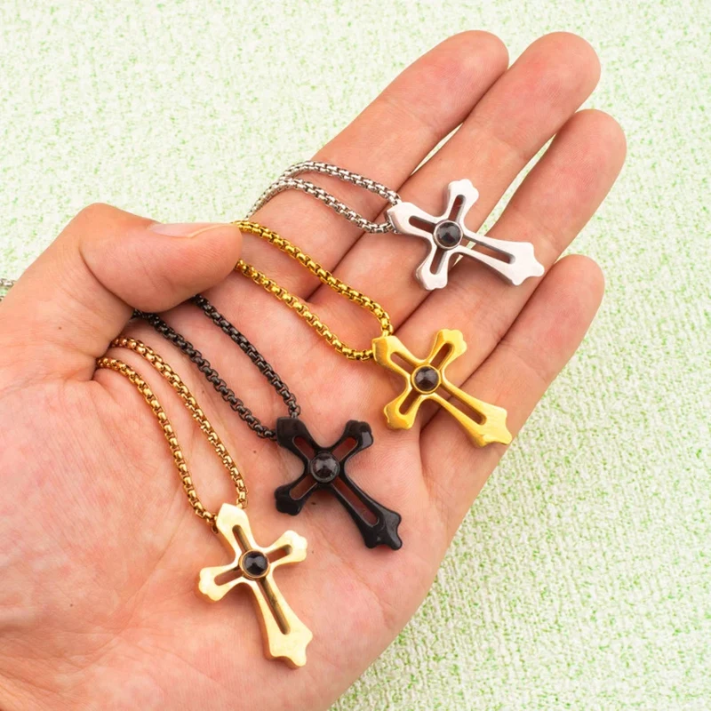 Ожерелье с фото и проекцией креста - Фотография_4