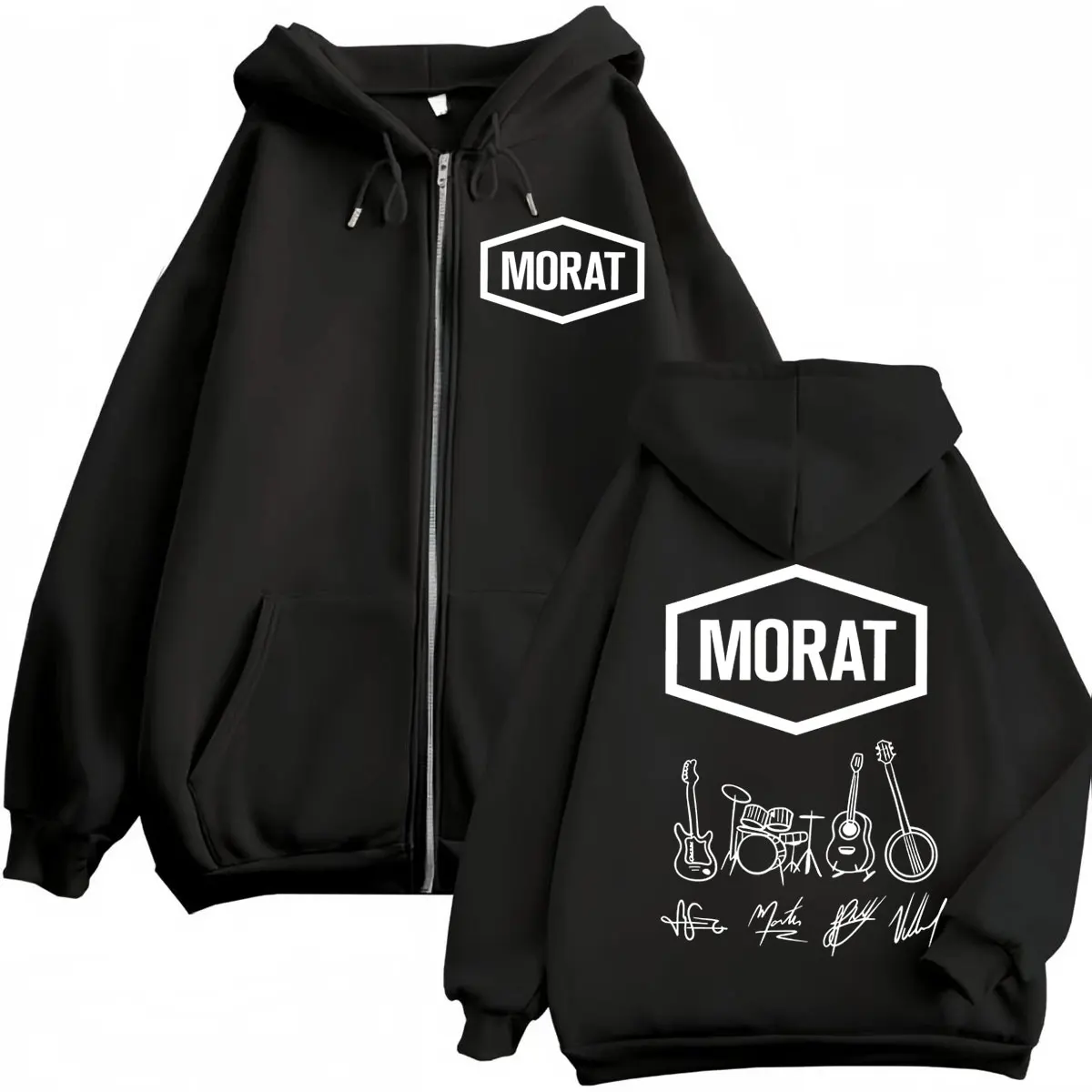 Толстовки на молнии morat colombia band merch