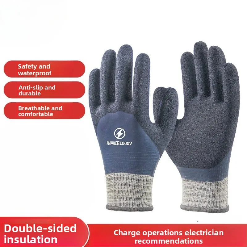 Изолирующие перчатки для электрика - Фотография_3