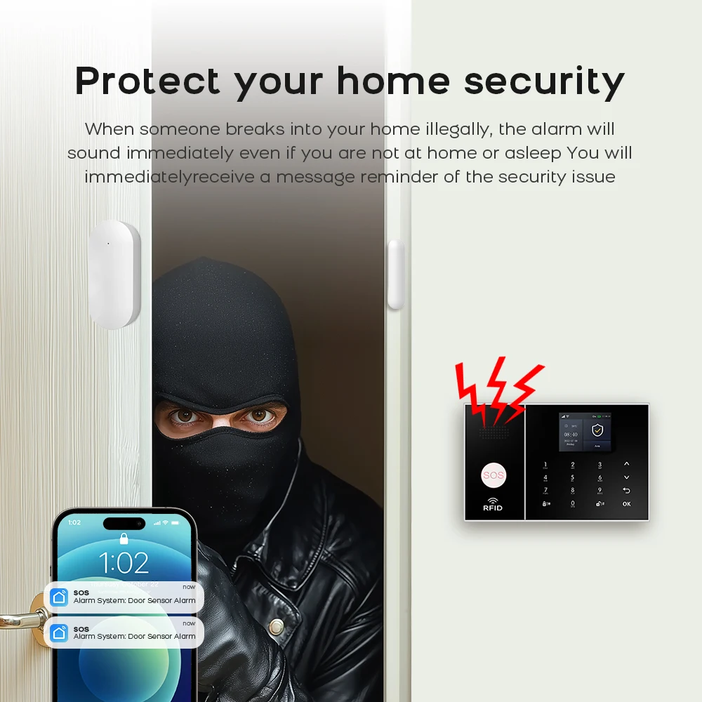 Pgst wifi 2g gsm tuya smart life - Фотография_5