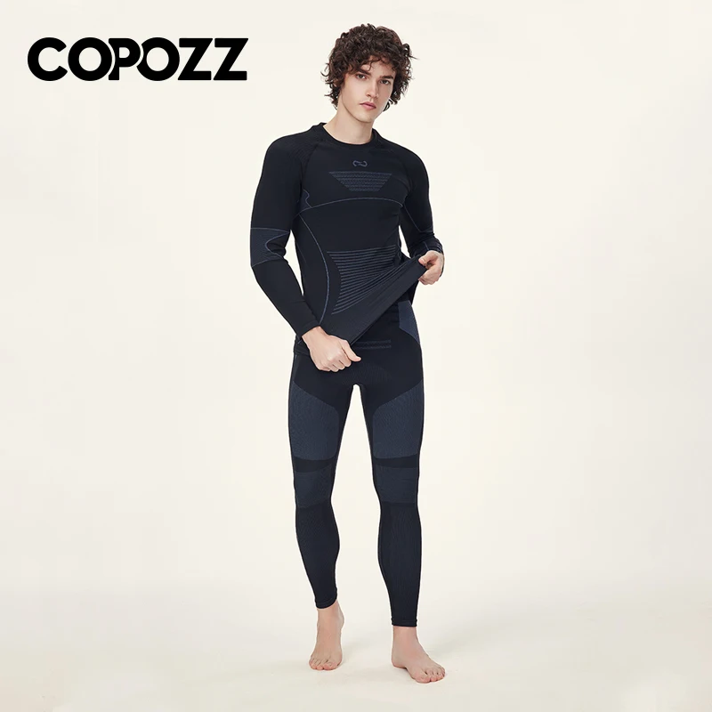 Новинка, зимнее быстросохнущее термобелье copozz для мужчин и женщин - Фотография_4