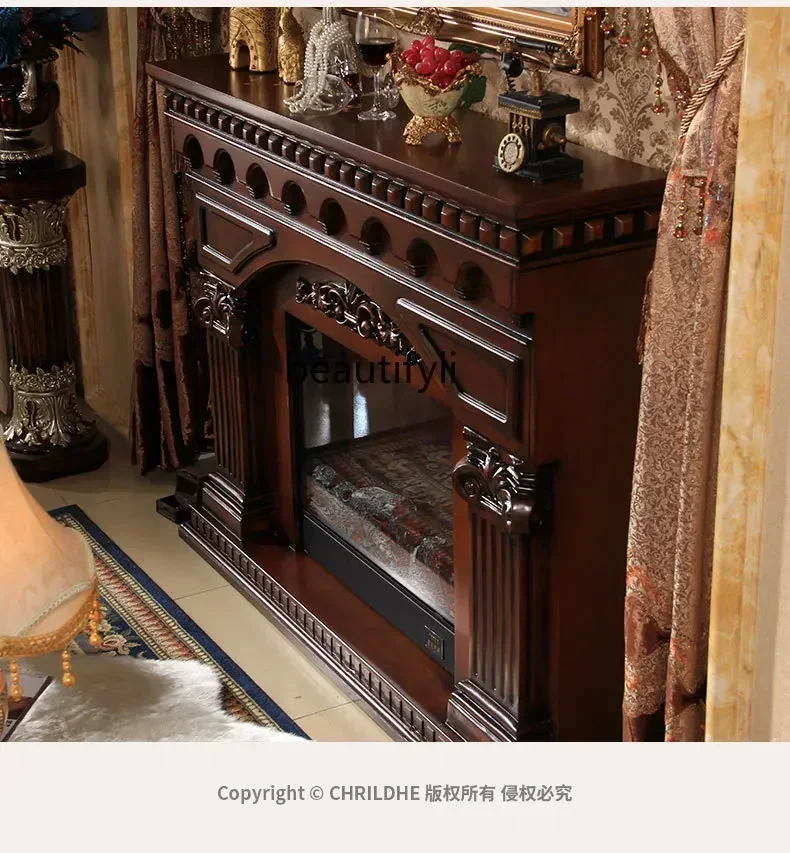 Американский темный камин curio - Фотография_4