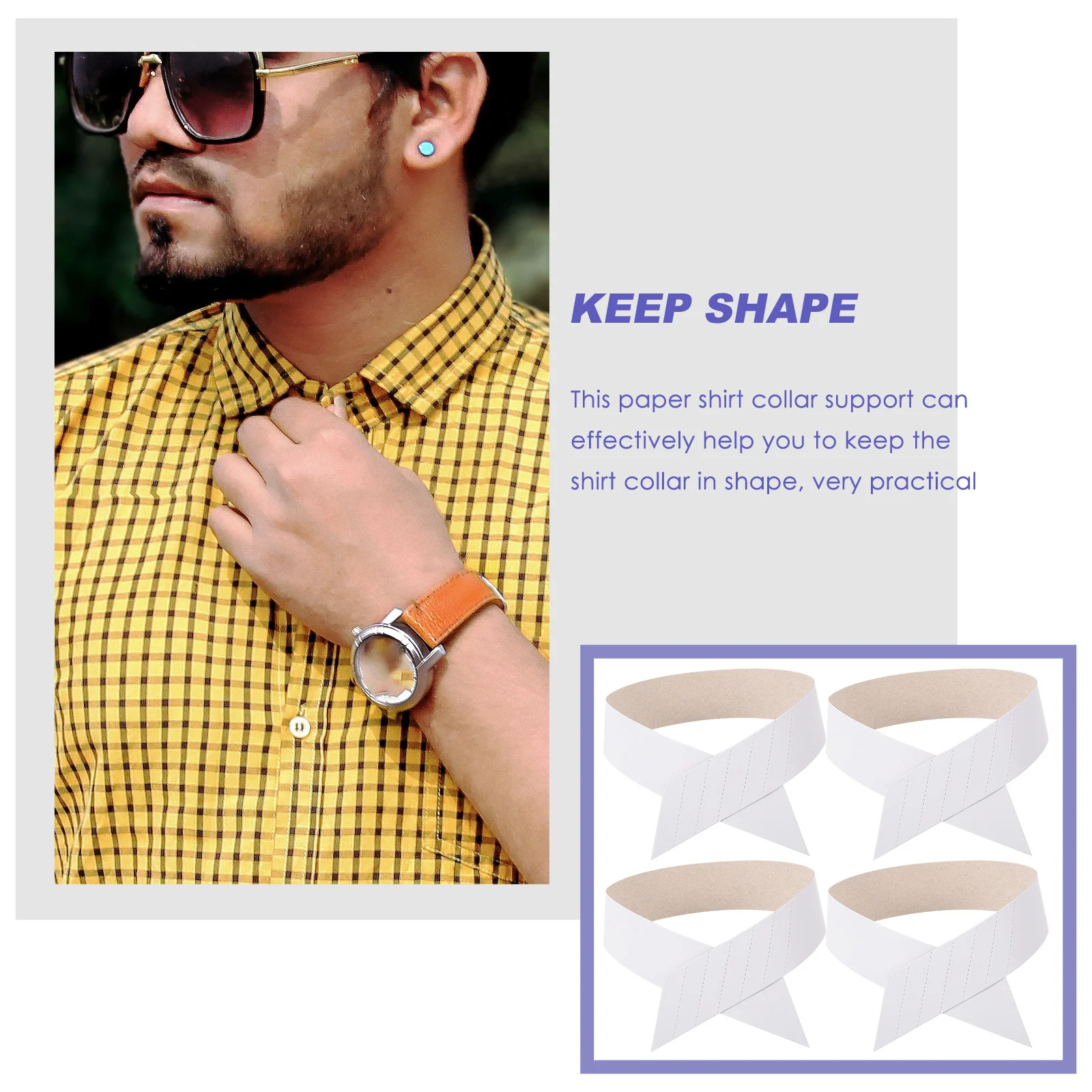 Бумажный воротник рубашки - Фотография_6