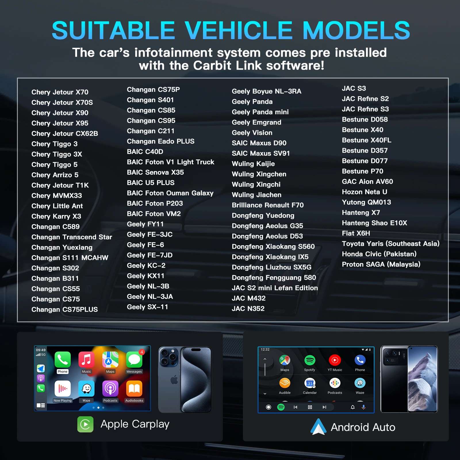 Carbitlink к беспроводному адаптеру carplay android auto smart box - Фотография_2