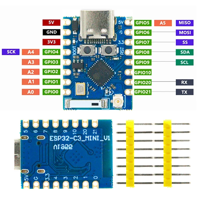 Плата разработки esp32-c3 плата - Фотография_6
