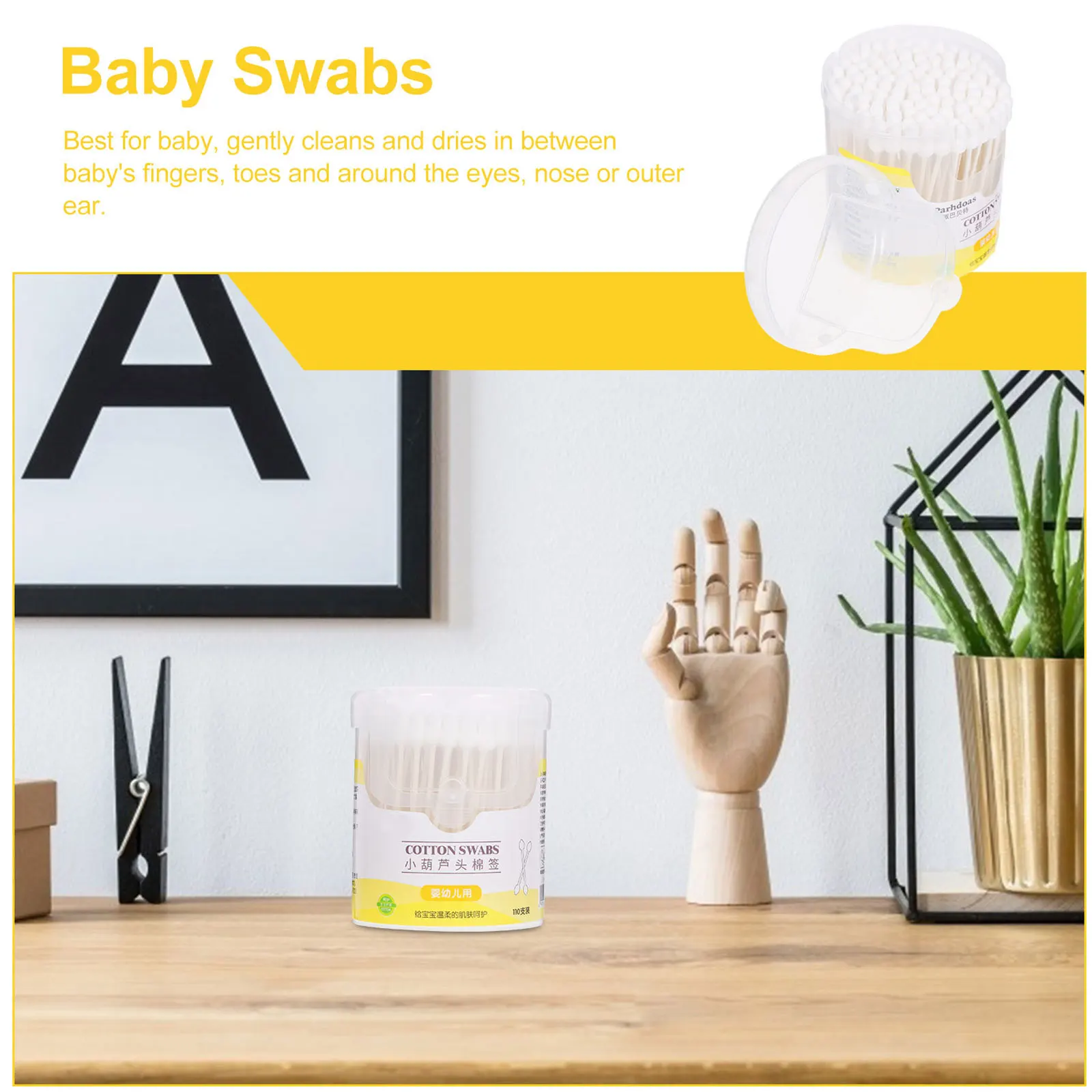 Детские ватные палочки в форме тыквы - Фотография_5