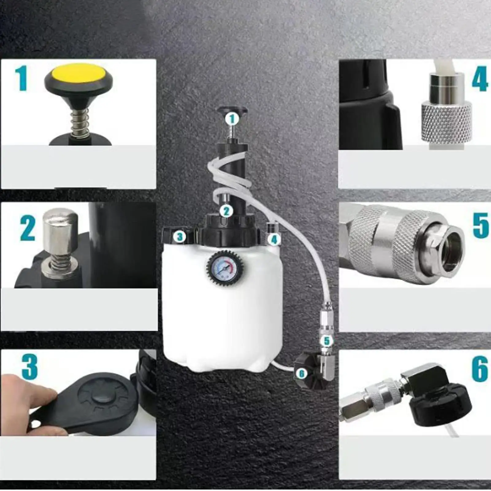 Автомобильный ручной комплект для прокачки тормозной жидкости - Фотография_4