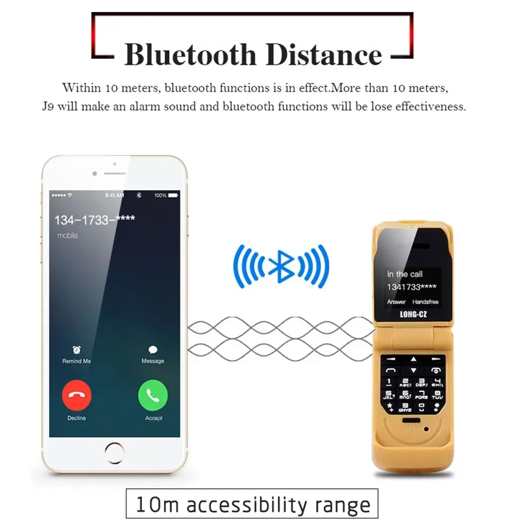 Uniwa j9 2g мини-раскладной мобильный телефон для детей - Фотография_6
