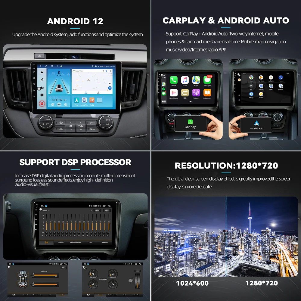Android 12, автомобильный радиоприемник - Фотография_6