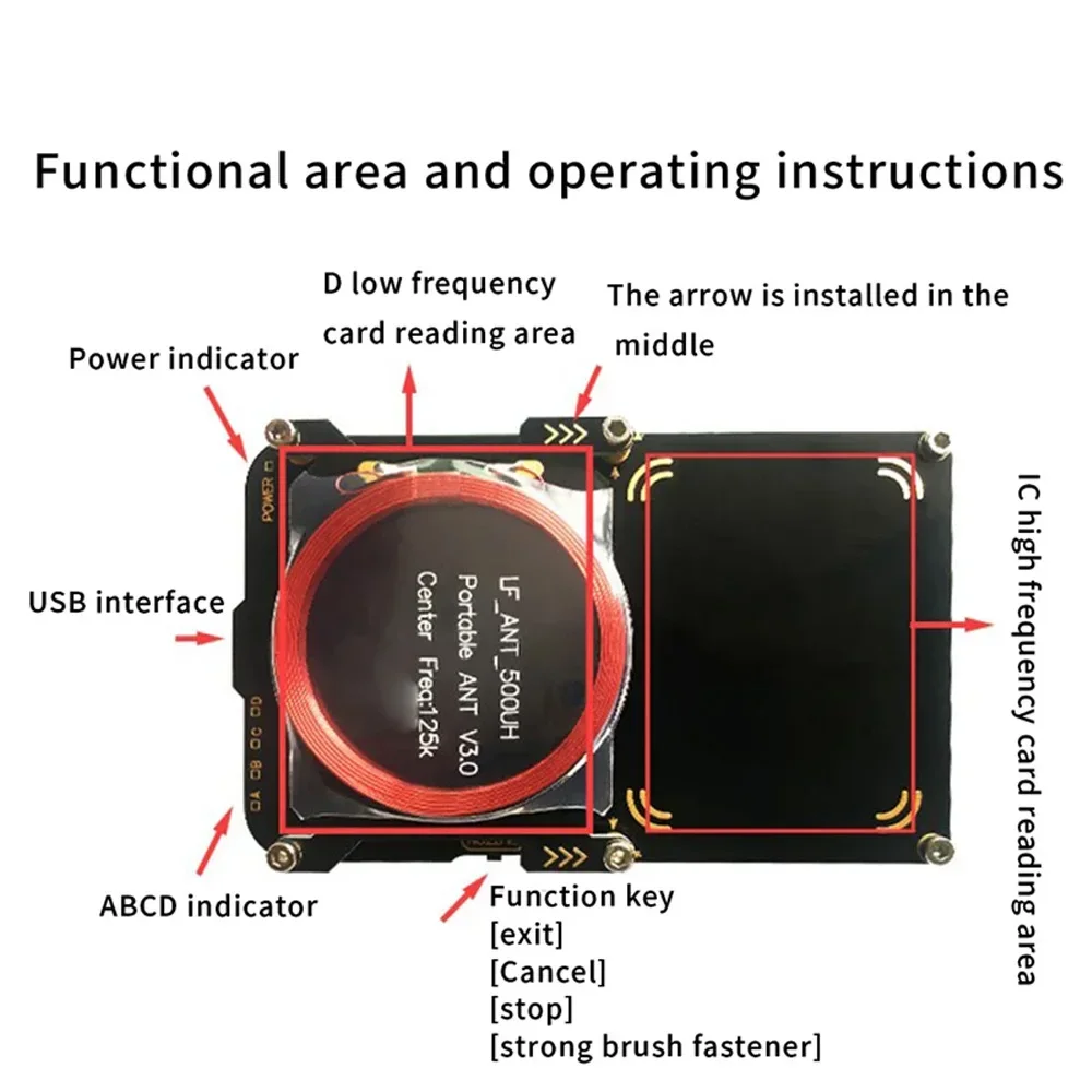 Proxmark3 512m rfid-считыватель карт ic id key writer nfc 5 - Фотография_3