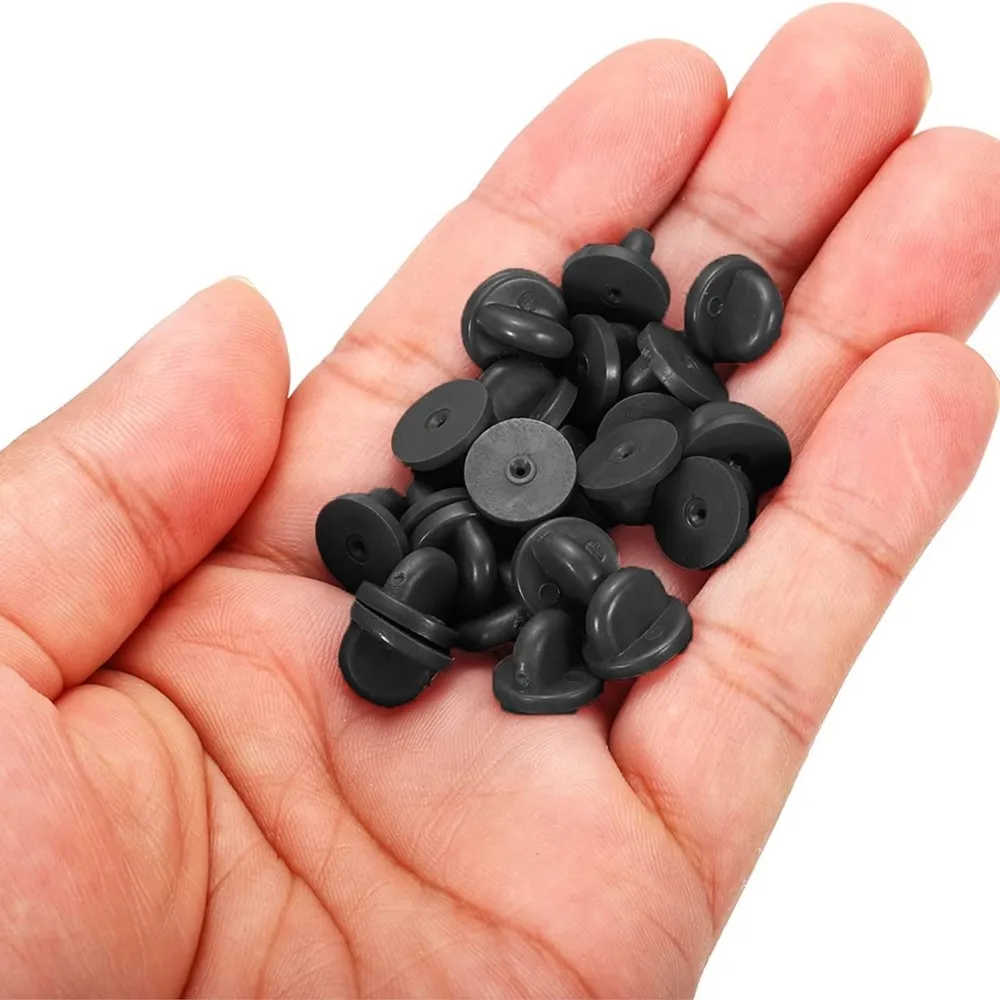 Черная резиновая булавка из пвх - Фотография_3