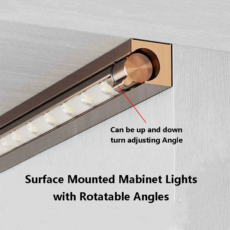 Вращающийся светильник для шкафа розового золота - Фотография_2