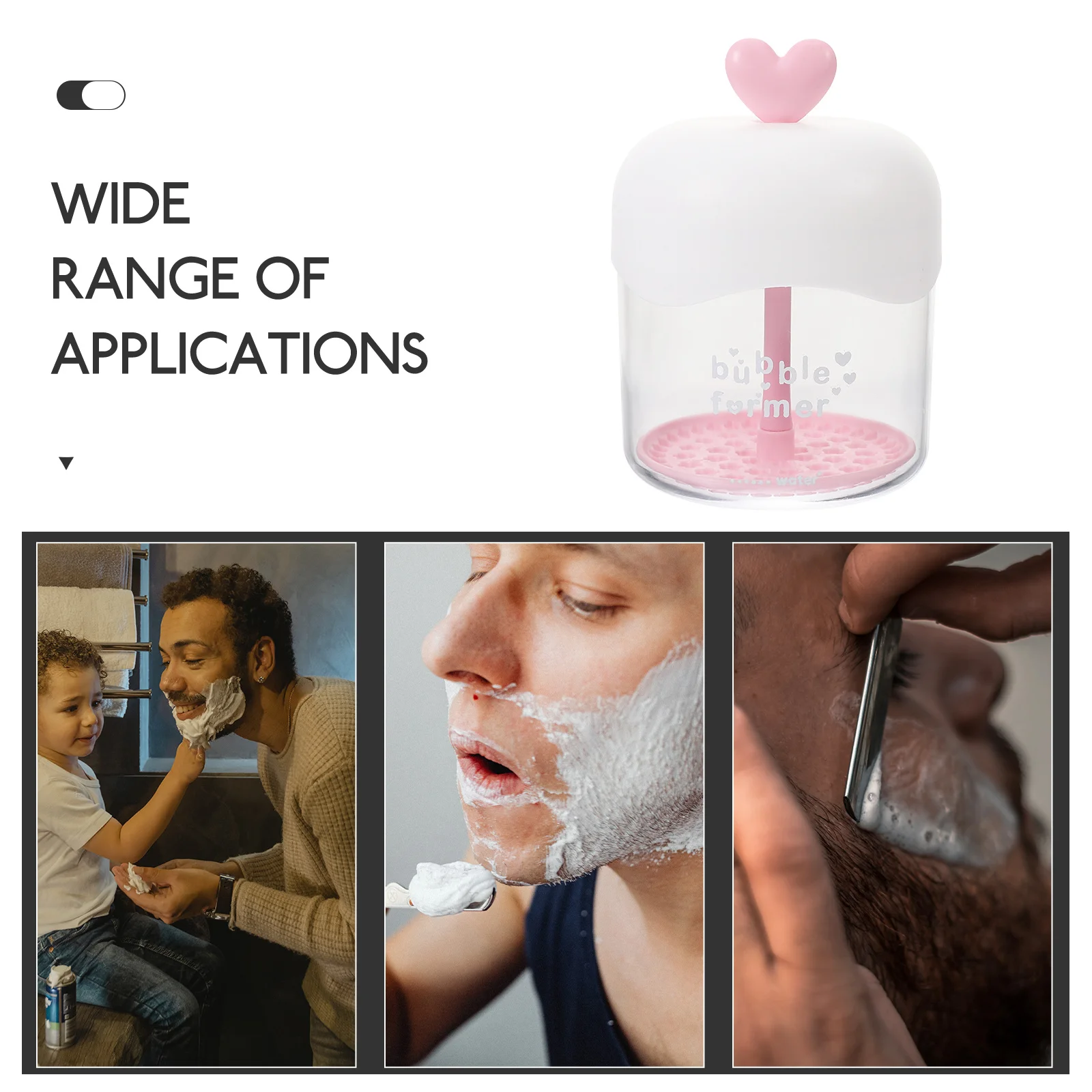 Прозрачный пенообразователь для мытья лица