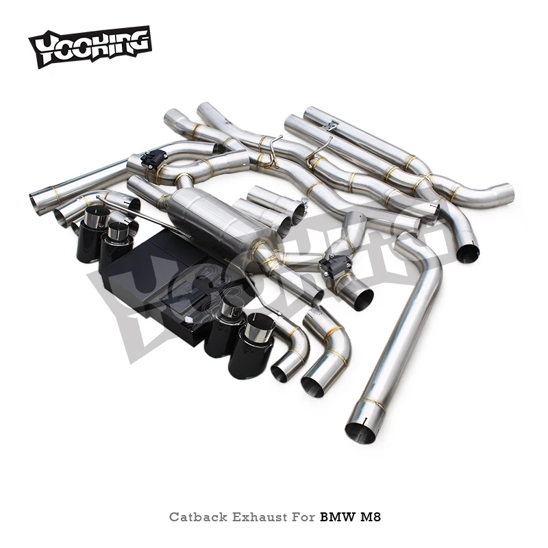 Oem выхлопные трубы catback для bmw m8 gran coupe f93 4 - Фотография_4