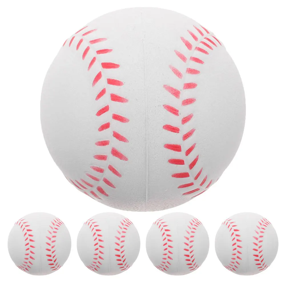 Тренировочные бейсбольные мячи с губкой для тренировок в помещении - Фотография_4