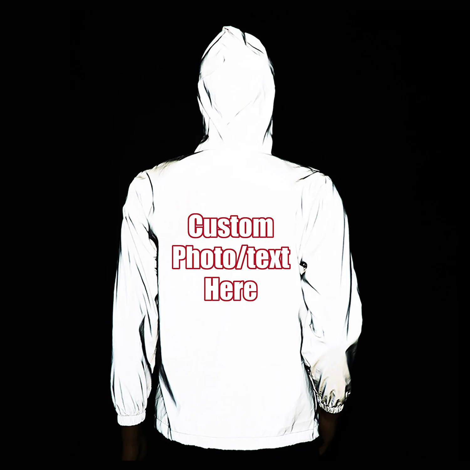 Светоотражающая куртка на заказ для мужчин и женщин - Фотография_2