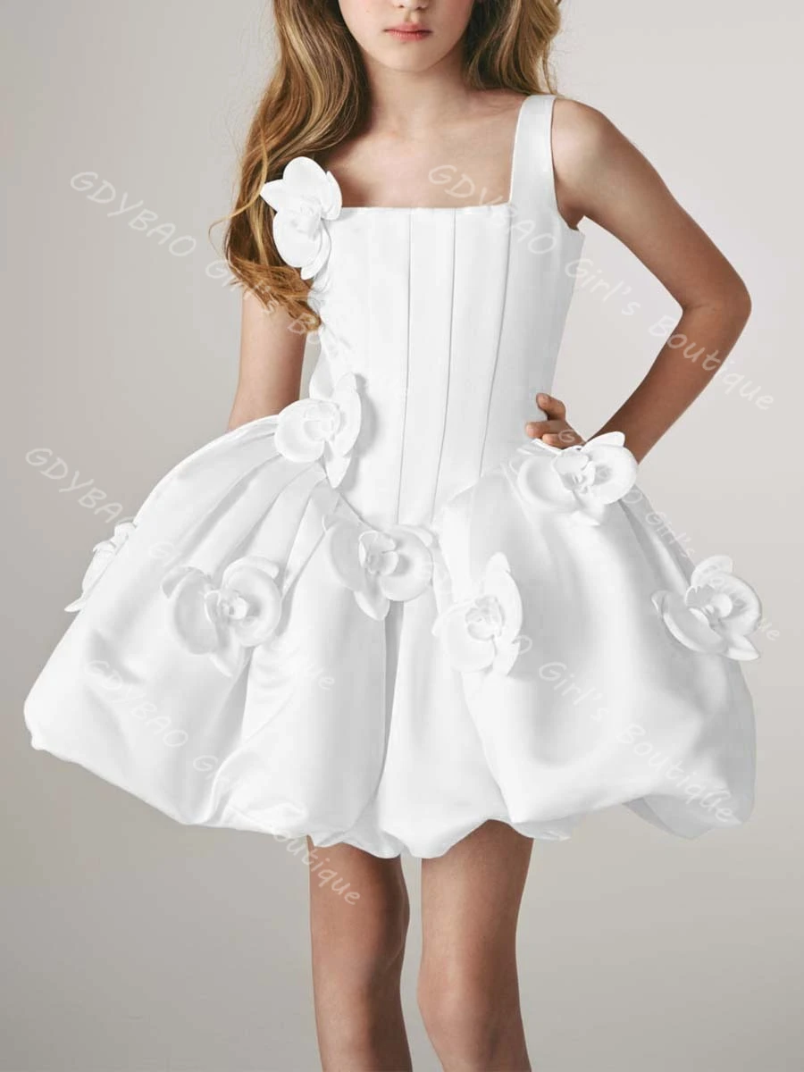 Платье цвета слоновой кости для девочек на свадьбу - Фотография_6