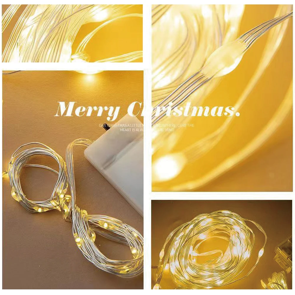 Светодиодная сказочная гирлянда из медного провода - Фотография_5