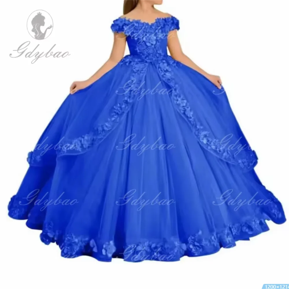 Розовое платье с цветочным узором для девочек - Фотография_4