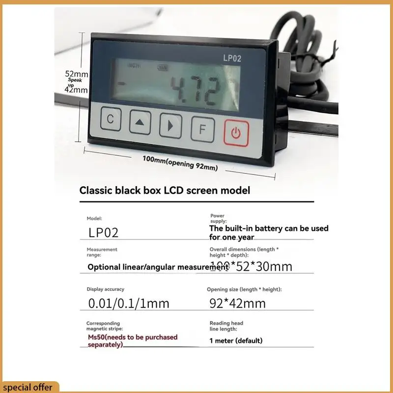 A68z lp02 магнитная шкала dro-дисплей - Фотография_6