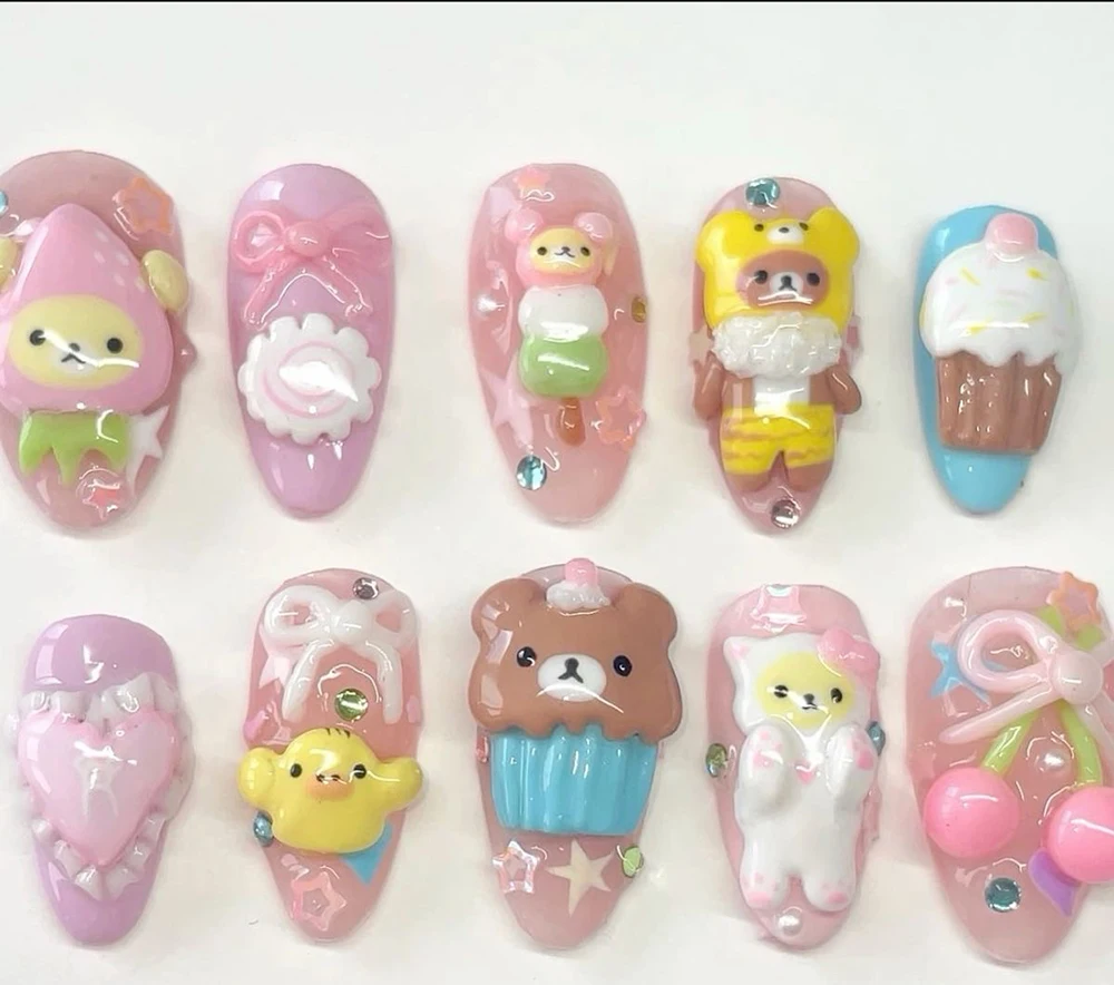 Kawaii rilakkuma 3d кукла press - Фотография_2