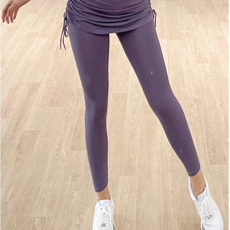 Женские спортивные леггинсы 2 в 1 - Фотография_2