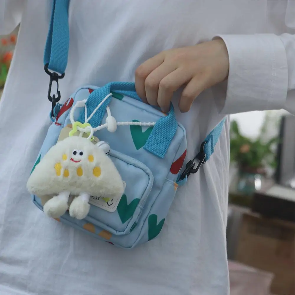 Корейская стильная сумка через плечо с мультяшным принтом в виде сердца - Фотография_3