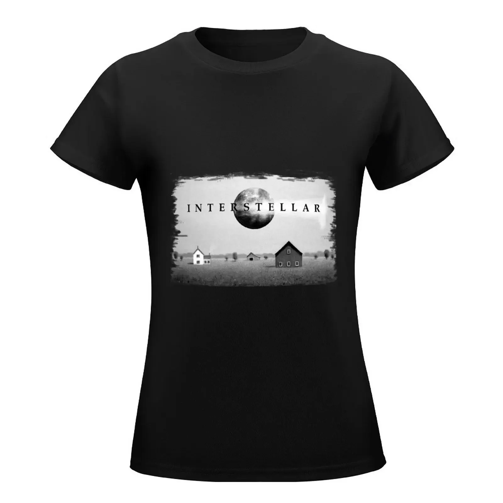 Черно-белая футболка interstellar - Фотография_5