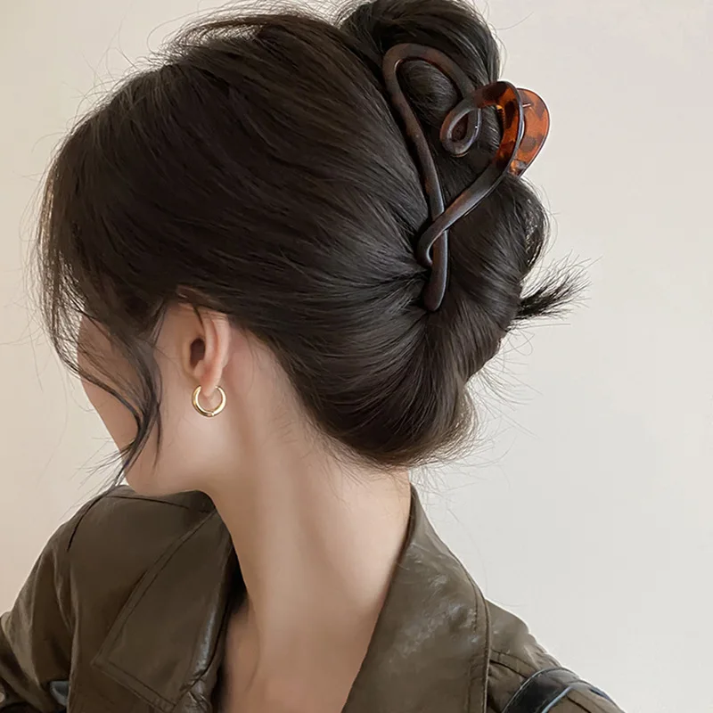 Новые большие заколки для волос в форме сердца - Фотография_6