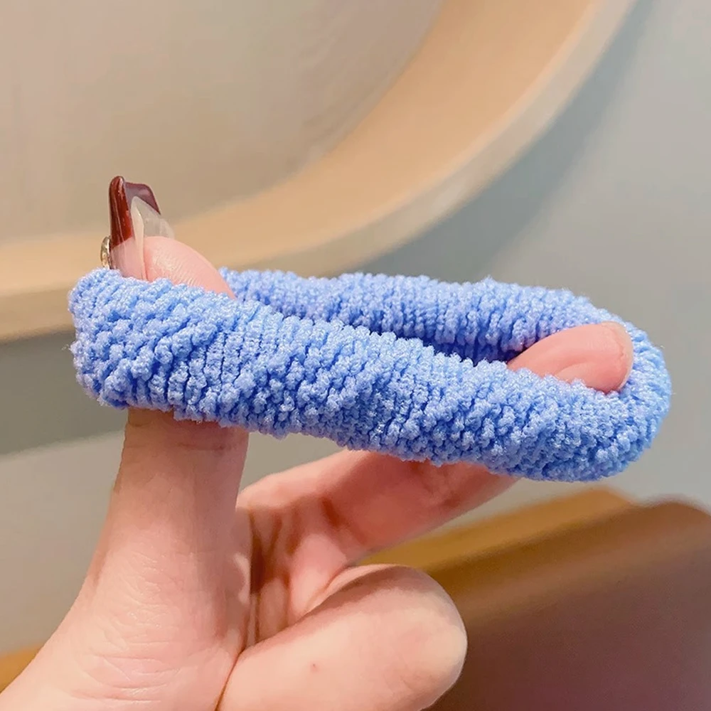 Разноцветные толстые резинки для волос - Фотография_5