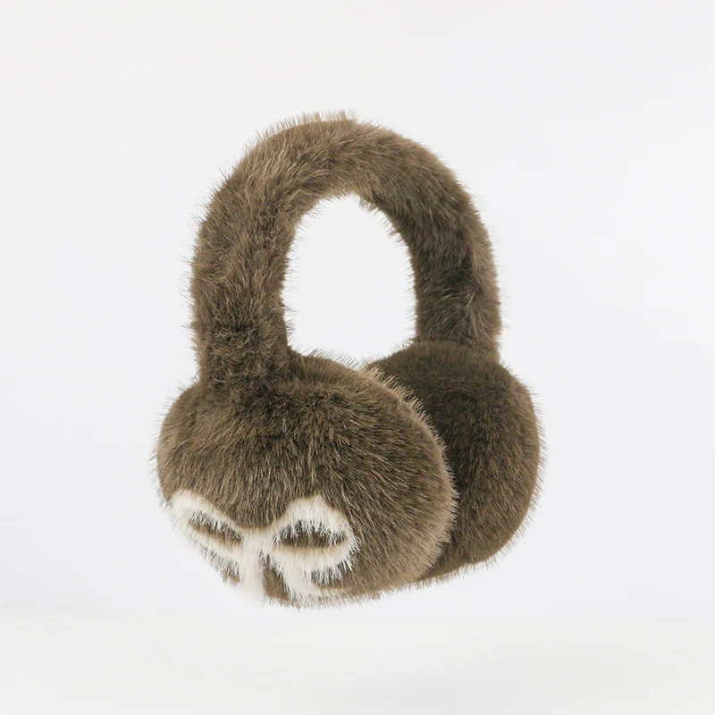 Зимние плюшевые наушники из меха норки - Фотография_5