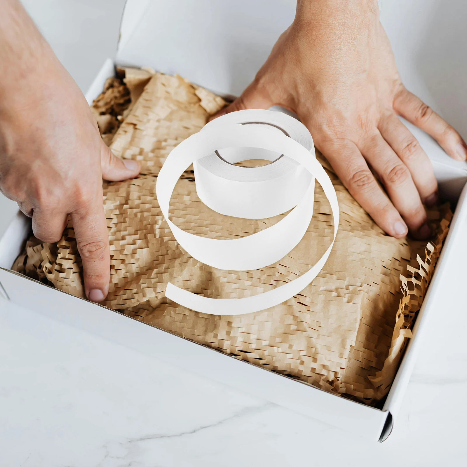 1 рулон, прозрачные круглые наклейки - Фотография_2