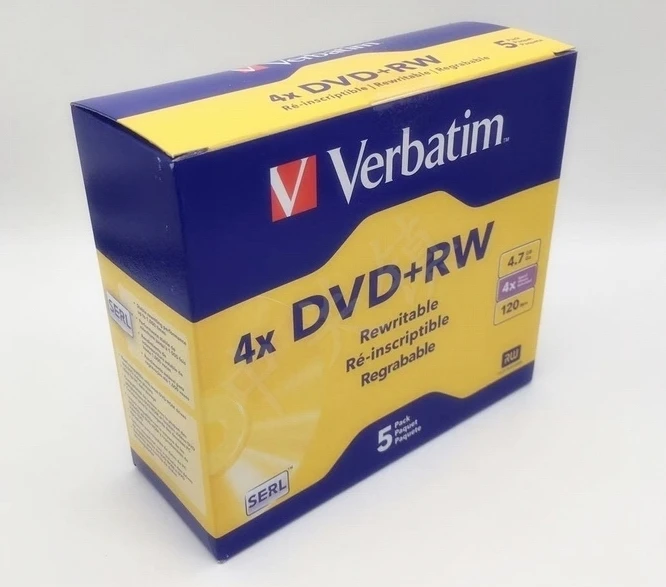 Оптом dvd + rw verbatim перезаписываемый 4