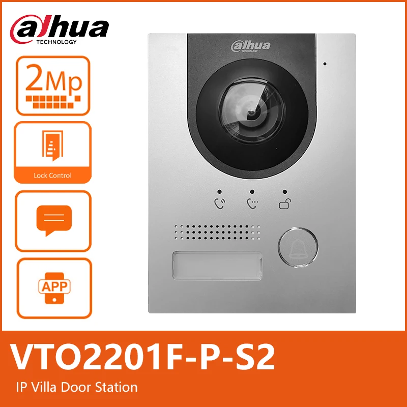 Dahua 1080p hd vto2201f-p s2 видеозвонок