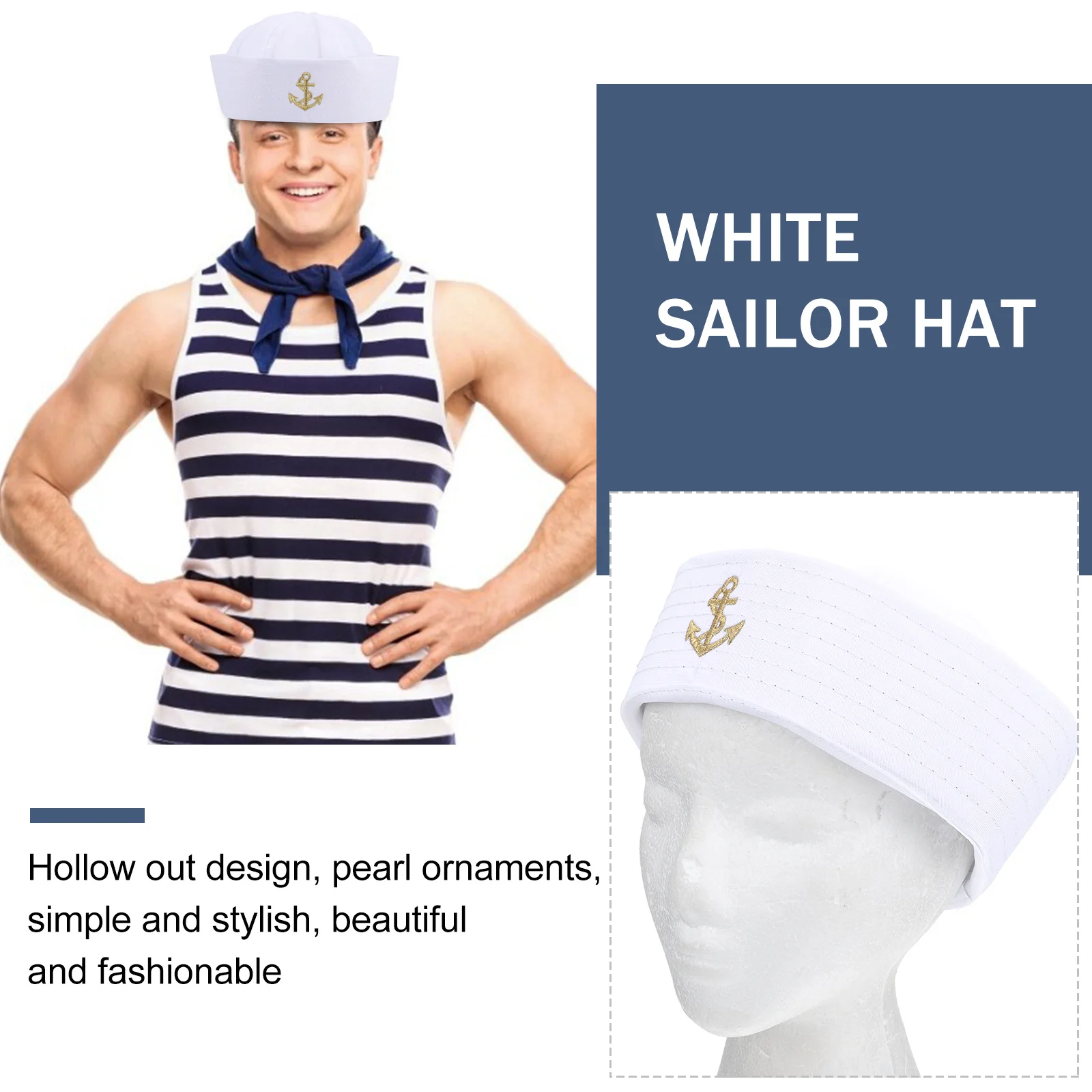 Белая матросская шляпа - Фотография_4